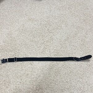 Black Adjustable youth baseball Belt